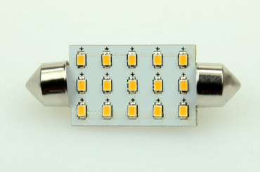 LED Soffitte 42mm, 10-30V/DC, 9SMD, 2Watt, warmweiß
