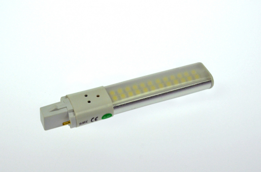 G23 LED-Kompaktlampe 450 Lumen 230V AC warmweiss 6W  DC-kompatibel 
