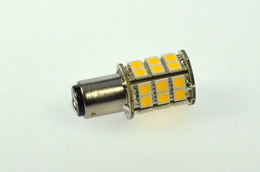 BA15D LED-Bajonettsockellampe 300 Lumen 12V AC/DC warmweiss 3,2W dimmbar DC-kompatibel 
