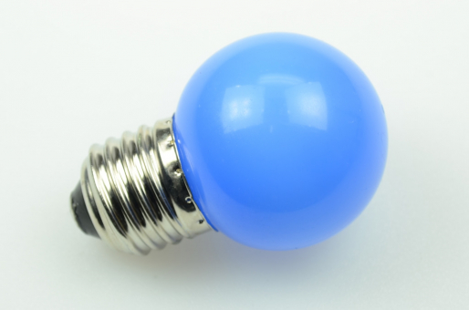 E27 LED-Globe LB45 15 Lumen 230V AC blau 1W    