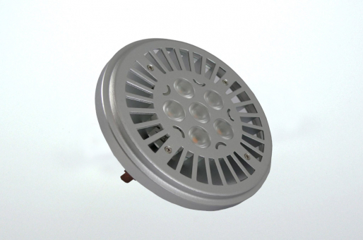 LED-Spot AR111 G53 510 Lm. 13Â° 12-25V  75W warmweiss 12V AC/DC 