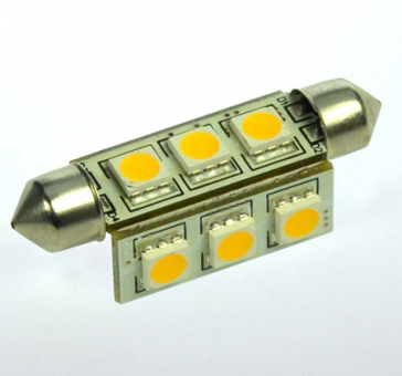 S8x42 LED-Soffitte 145 Lumen 12V AC/DC warmweiss 2W dimmbar DC-kompatibel 