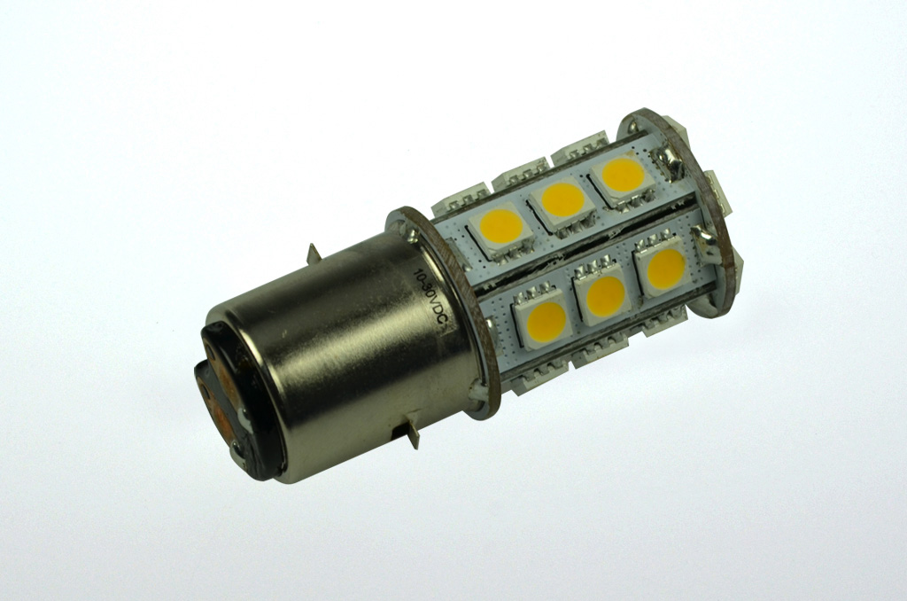 LED Metalsockel BA20D S1 S2 12x 3030 SMD Weiß 18 Watt - Lampen/LED